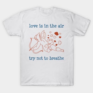 Funny Valentine - Rude Sarcastic Anti Valentine - Valentine Day Humor (Light B/G) T-Shirt